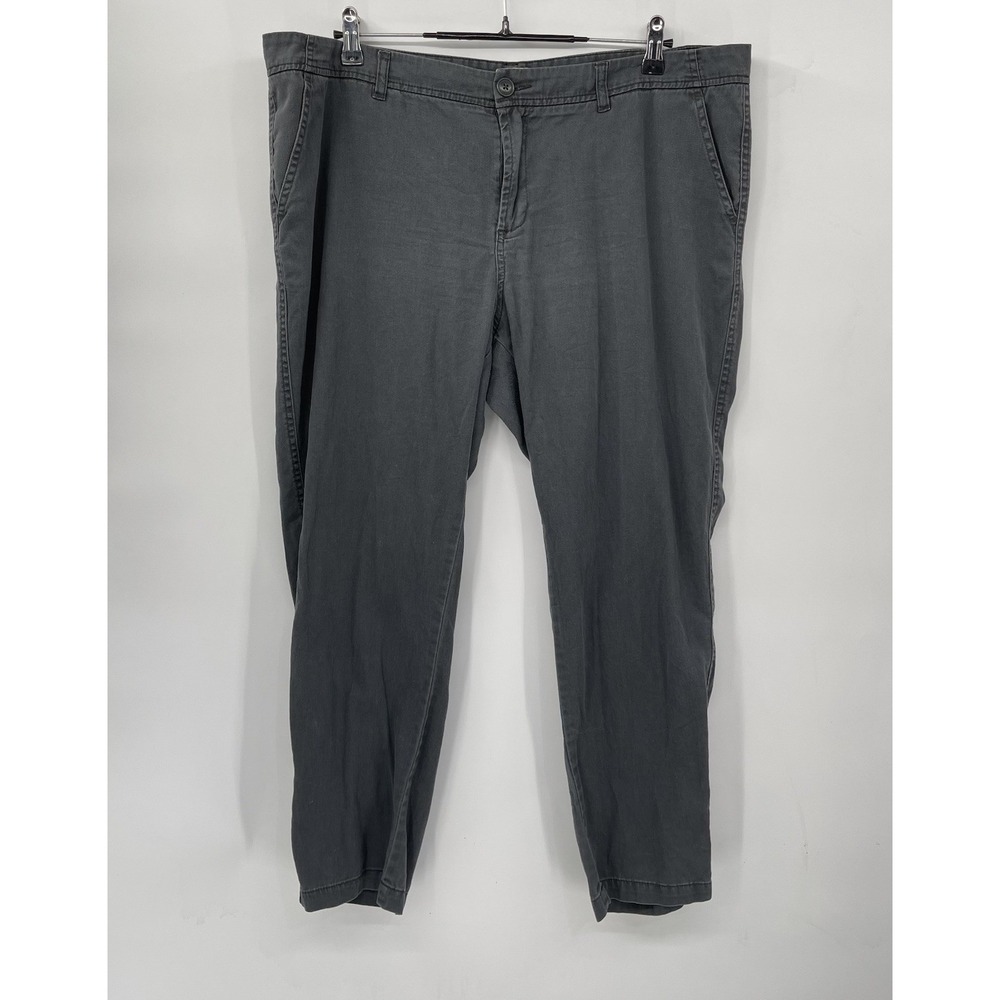 Woolrich 16 Chino Pants Womens Gray Cotton Straight Leg Mid Rise Utility Trouser